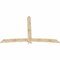 Ekena Millwork Bellingham Rough Sawn Timber Gable Bracket, Douglas Fir, 96"W x 64"H x 2"D x 6"F, 16/12 Pitch GBW096X64X0206BEL00RDF - alternate 4